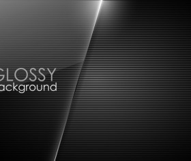 Glossy black background vector 01