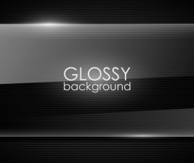 Glossy black background vector 02