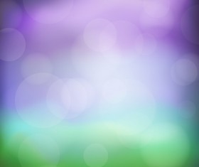 Green with purple bokeh vector backgrounds