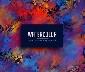 Grunge watercolor vector background 01