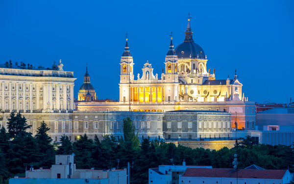 Historic city of Madrid Stock Photo 01