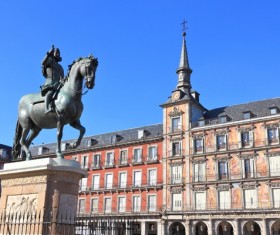Historic city of Madrid Stock Photo 03