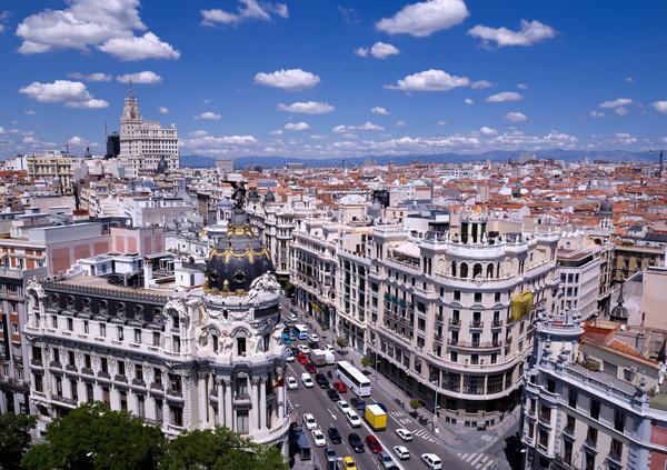 Historic city of Madrid Stock Photo 05