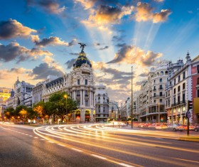 Historic city of Madrid Stock Photo 08