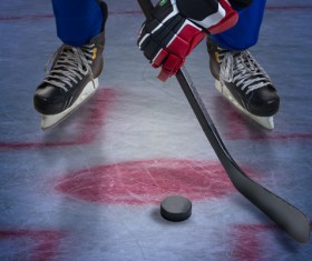 Hockey game Stock Photo 03