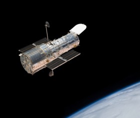 In orbit satellite Stock Photo 03