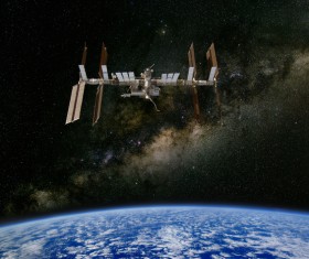 International Space Station Stock Photo