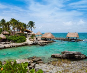 International tourist city Cancun Stock Photo 01