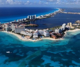 International tourist city Cancun Stock Photo 05