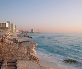 International tourist city Cancun Stock Photo 07