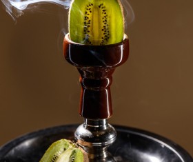 Kiwi hookah Stock Photo 01