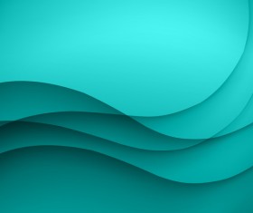 Layered abstract wavy vector background