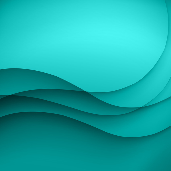 Layered abstract wavy vector background