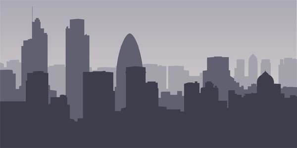 London city skyline vector