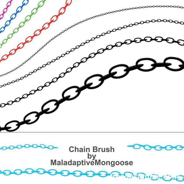 Mal Chain Photoshop Brushes