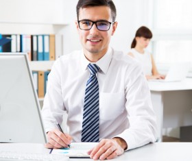 Men in the workplace Stock Photo 01