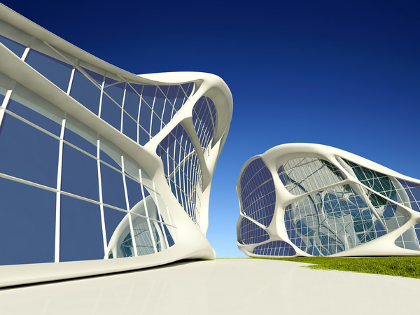 Modeling peculiar architecture Stock Photo 10