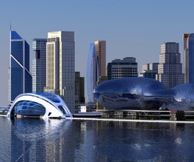 Modeling peculiar architecture Stock Photo 13