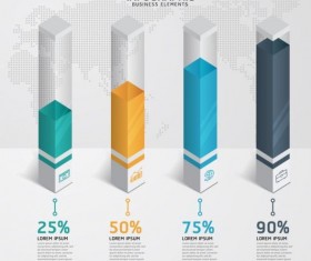 Modern design template infographics vector