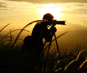 Nature photographs of photographer Stock Photo