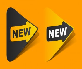 New arrow labels vector