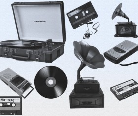 Objetos de audio Photoshop Brushes