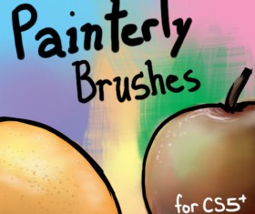Painterly Photoshop Brushes