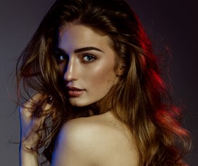 Pretty girl portrait Stock Photo 01