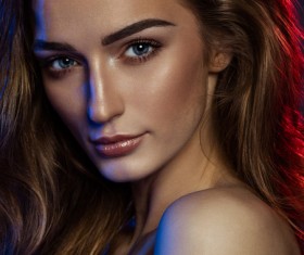 Pretty girl portrait Stock Photo 04