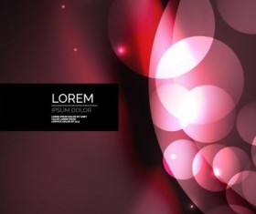 Purple circles with abstract background vector