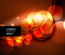 Red circles with abstract background vector 01