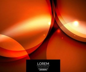 Red circles with abstract background vector 02