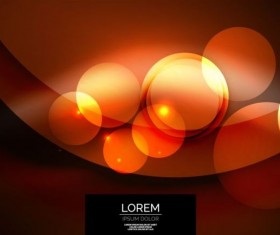 Red circles with abstract background vector 03