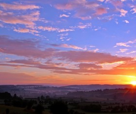 Red sunset Stock Photo 10