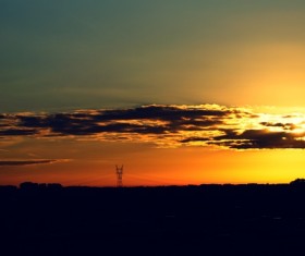 Red sunset Stock Photo 11