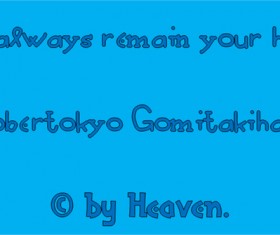 Robertokyo Gomitakihara font