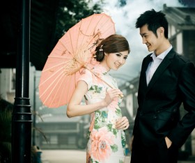 Romantic and elegant couple photo Stock Photo