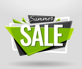 Sale banner vector modern design 02