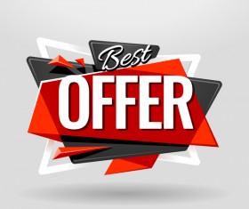 Sale banner vector modern design 04