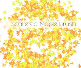 Scattered Maple Photoshop Brushes