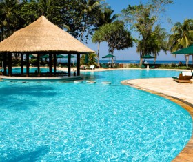 Scenic Resort Stock Photo