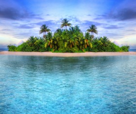 Sea island Stock Photo 03