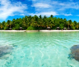 Sea island Stock Photo 04