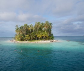 Sea island Stock Photo 06