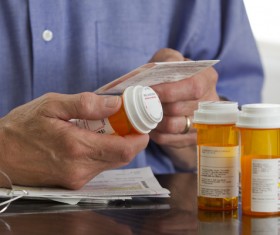 See the drug instructions Stock Photo
