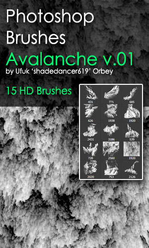 Shades Avalanche Photoshop Brushes