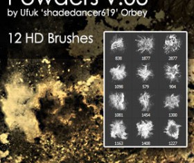 Shades Powders Photoshop Brushes