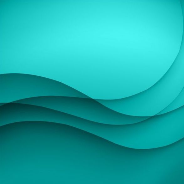 Simple wavy abstract background vector
