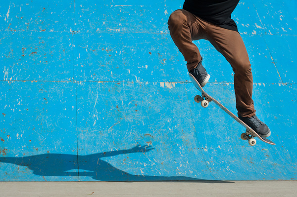 Skateboarding teenager Stock Photo 09