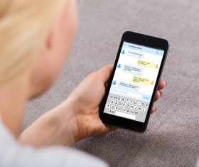 Smartphone Internet chat Stock Photo 01